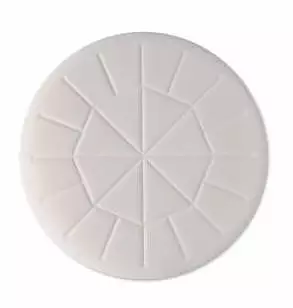 Pack of 25 Celebration Host Communion Wafers 5.75" - White, Sealed Edge