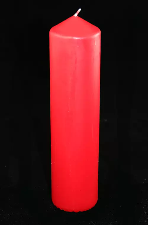 8" x 2" Advent Candle Set - Red and White