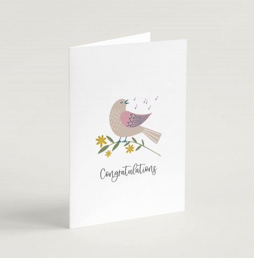 Congratulations (Birds of Joy) - Greeting Card