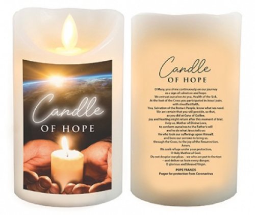 Candle of Hope LED Scented Wax Candle with Timer