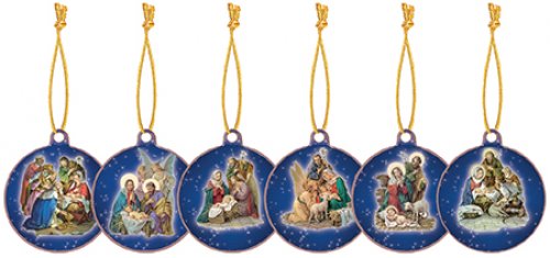 Nativity Christmas Baubles