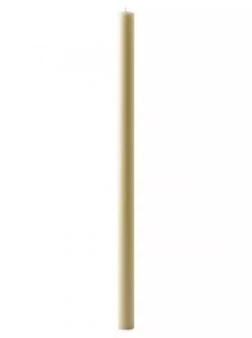 36" x 2 1/4" Church Candle with Beeswax Paschal Candle - Single