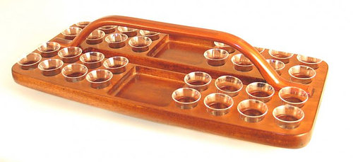 Mahogany Tray-Rectangular with bread space