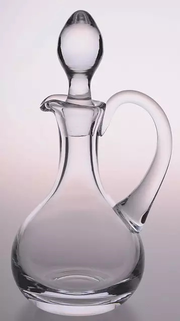 Plain Glass Cruet with Stopper