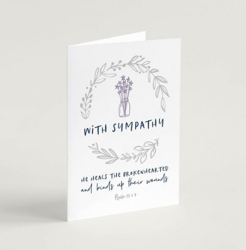 With Sympathy Greeting Card