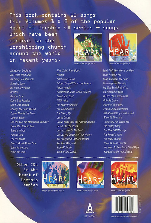 Heart Of Worship Music Book