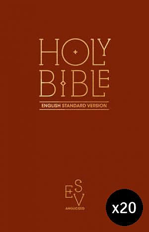 ESV Anglicised Pew Bible (Burgundy) - Pack of 20