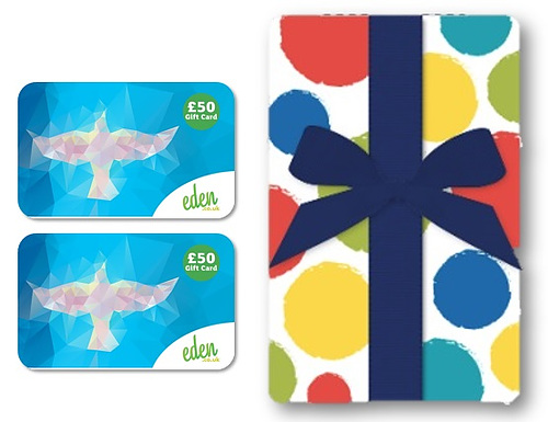 Eden Gift Cards and Tin bundle