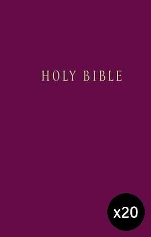 NLT Pew Bible Burgundy - Pack of 20