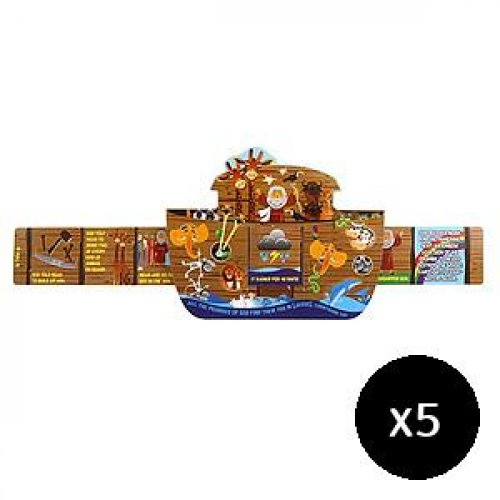 Noah's Ark Sticker Activity Card - pack of 5