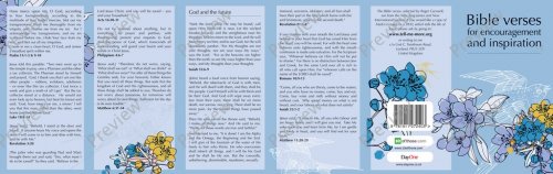 BIBLE VERSES FOR ENCOURAGEMENT AND INSPIRATION Pack of 100