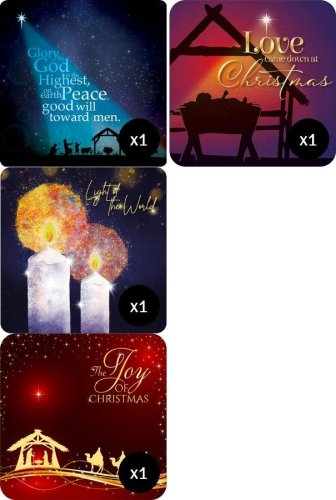 Christmas Coaster Pack of 4