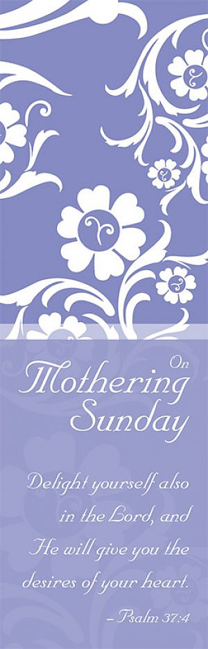 Mothering Sunday Bookmarks Pack of 36