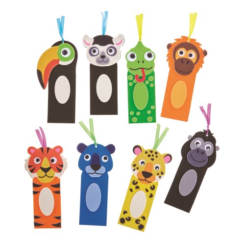 Rainforest Animal Bookmark Kits - Pack of 8