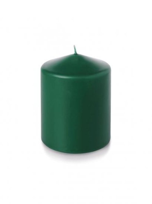 4" x 3" Evergreen Pillar Candles - Pack of 6