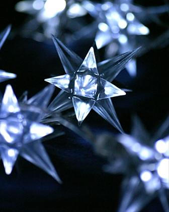 40 White Star Lights