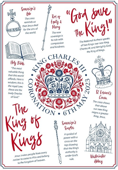 God Save the King Tea Towel