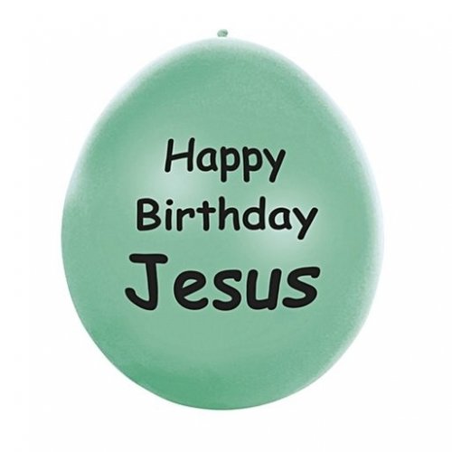 10 Happy Birthday Jesus Balloons