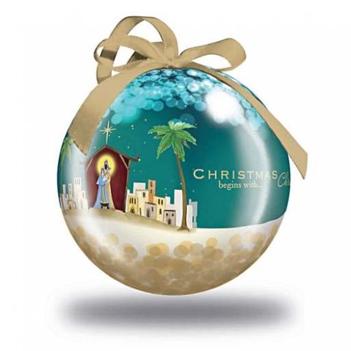 Christmas Begins with Christ Bauble