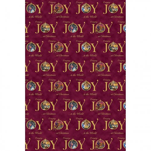 Joy 6 Gift Wrap & 6 Tags