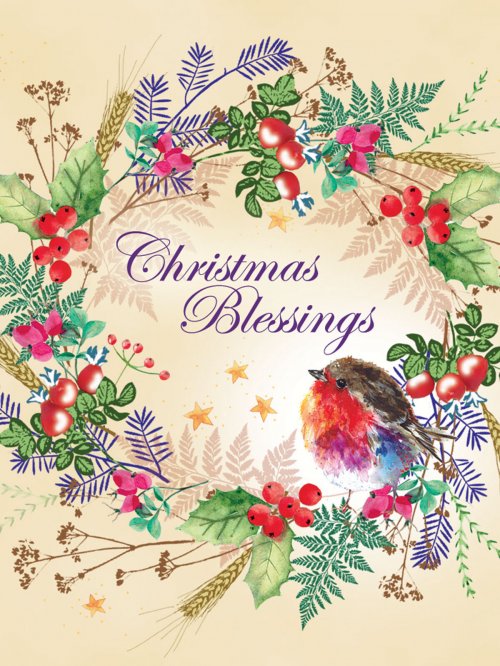 Christmas Blessings Gift Wrap & Tags