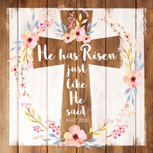 He Has Risen Charity Easter Cards Pack of 4