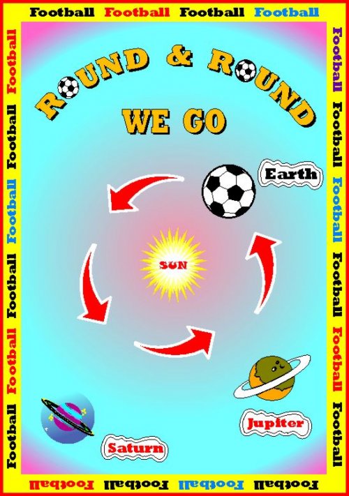 50 x Round & Round We Go Football Tracts