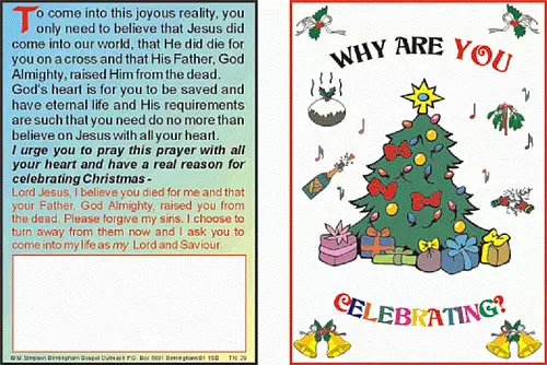 50 x Why Are You Celebrating? Christmas Tracts