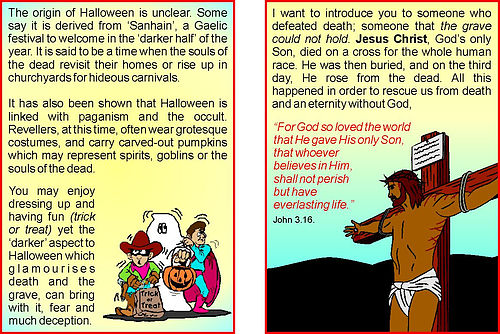 50 x Halloween (All Hallows Eve) Tracts