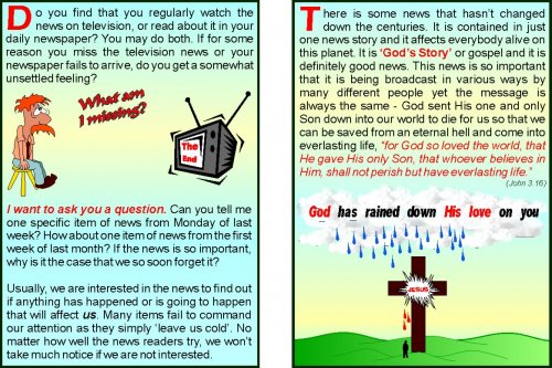 50 x The News Tracts