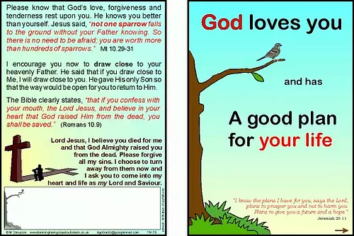 50 x God Loves You Tracts