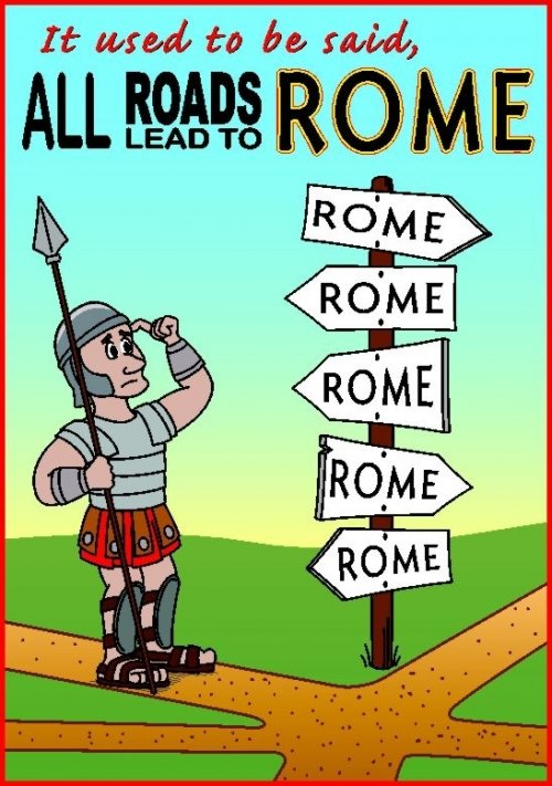 50 x All Roads Lead to Rome Tracts