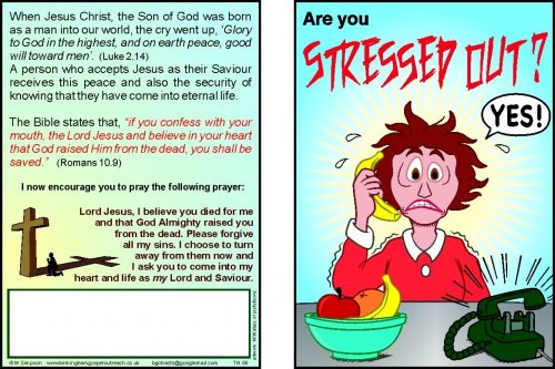 50 x Are You Stressed Out? Tracts