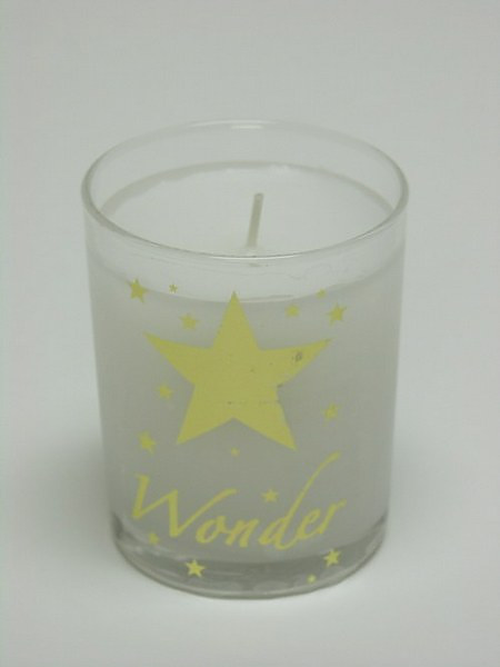 Wonder Candle In Glass - Single