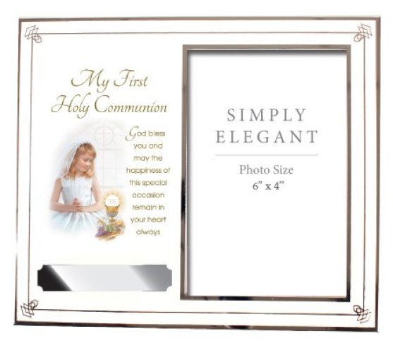 Girl's Communion Metal Photo Frame