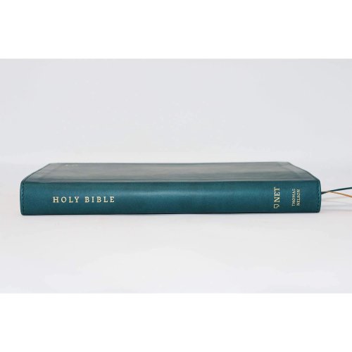 NET Bible, Thinline, Leathersoft, Teal, Comfort Print