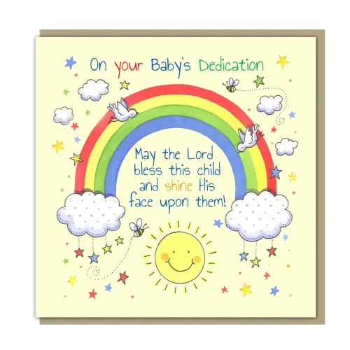 Rainbow Dedication Card