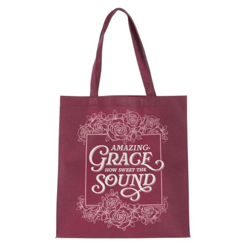 Tote Burgundy Amazing Grace