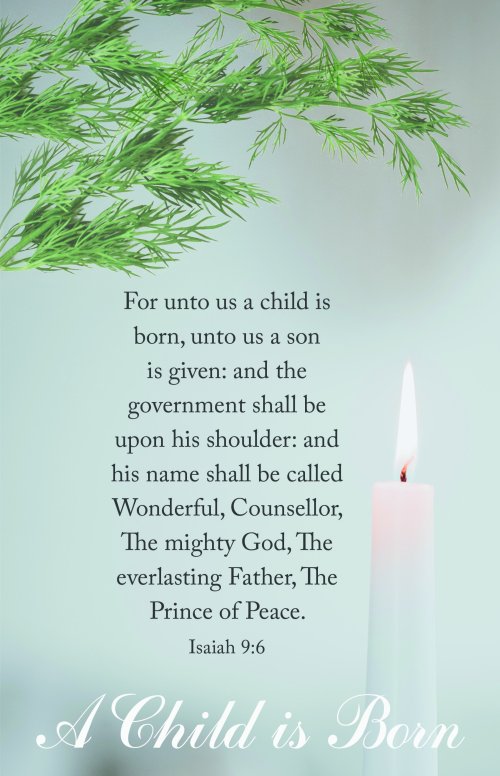 Advent Bulletin: A Child is Born (Package of 100)