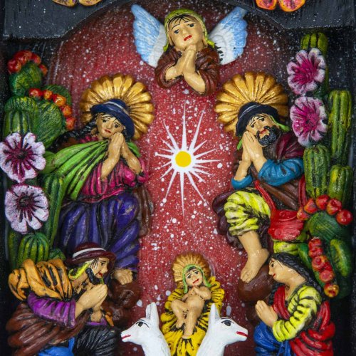 Arched Nativity Retablo