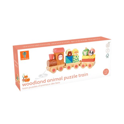 Woodland Animal Puzzle Train (FSC®)