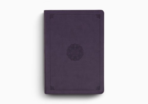 ESV Large Print Bible (TruTone, Lavender, Emblem Design)