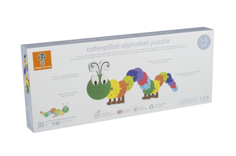 Caterpillar Alphabet Puzzle (FSC®)