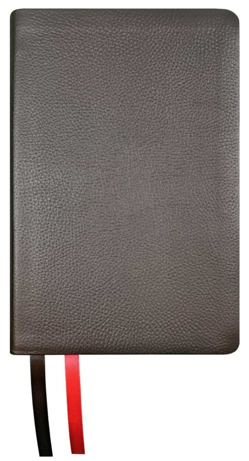 NASB 2020 Reference Bible, Black, Genuine Leather