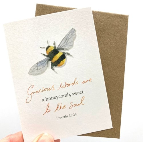 Honeycomb Little Note Encouragement Single Card