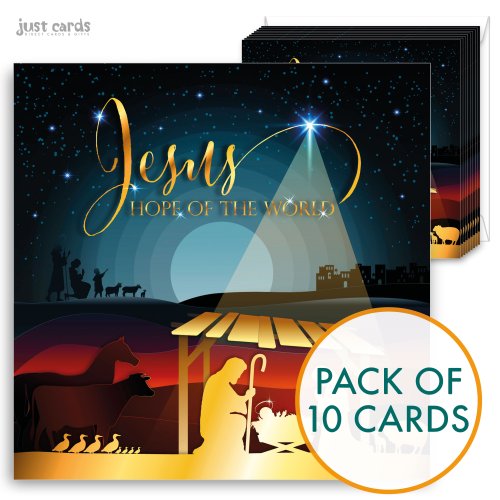 10 Christmas Hope luxury Christmas cards