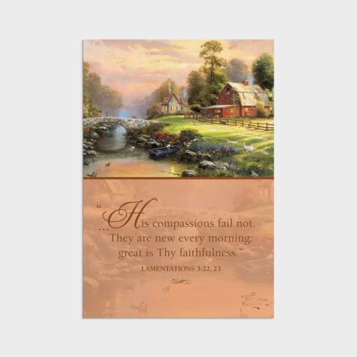 Thomas Kinkade - Praying for You - 12 Boxed Cards, KJV