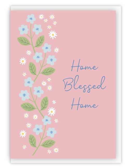 Home Blessed Home Greeting Card & Envelope