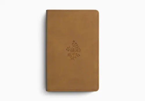 ESV Premium Gift Bible (TruTone, Nubuck Caramel, Wildflower Design)