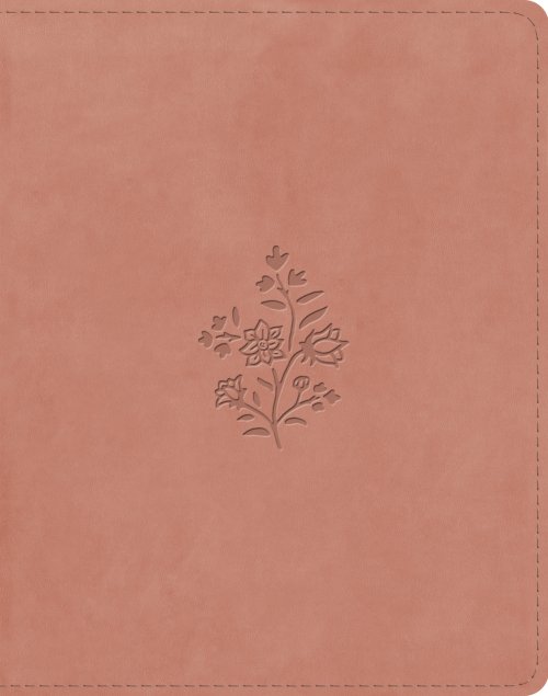 ESV Single Column Journaling Bible (TruTone, Blush Rose, Wildflower Design)